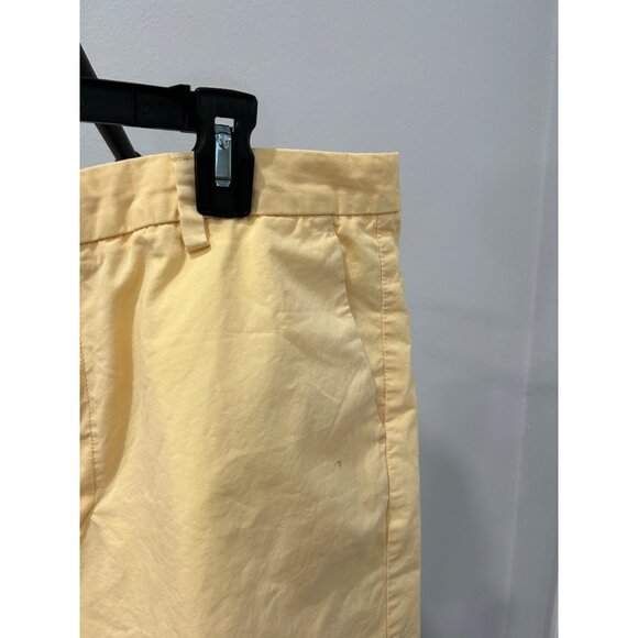 Dockers Mens Yellow Flat Front Relaxed Fit Shorts W36 Cotton - Picture 4 of 9